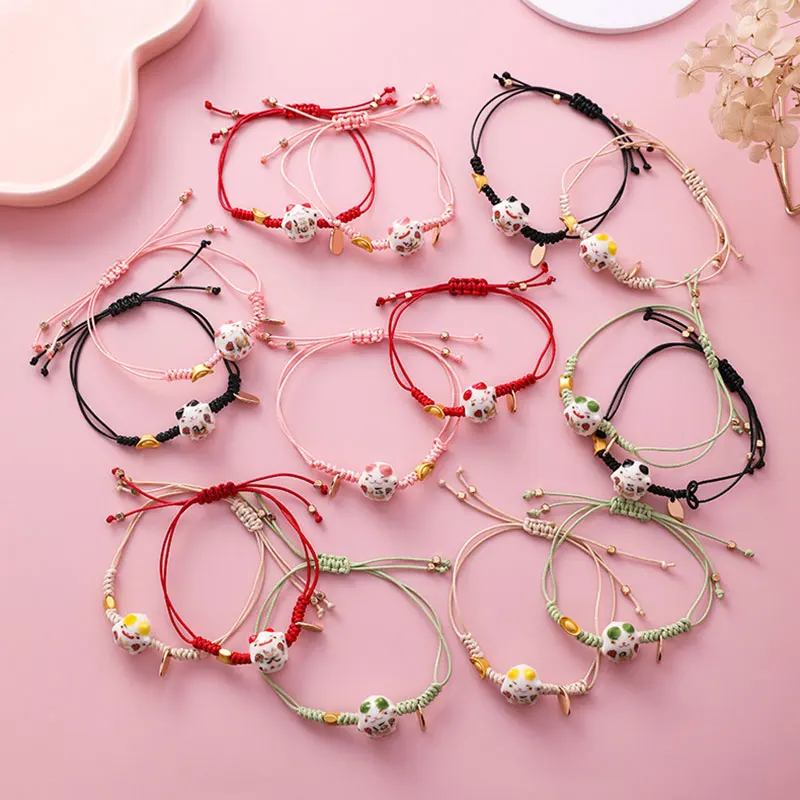 DoreenBeads, Модный женский браслет, плетеные браслеты, розовый кот, животное, слиток, ювелирные изделия, аксессуары, подвески, 5,5 см диаметр., Цельнокроеное платье
