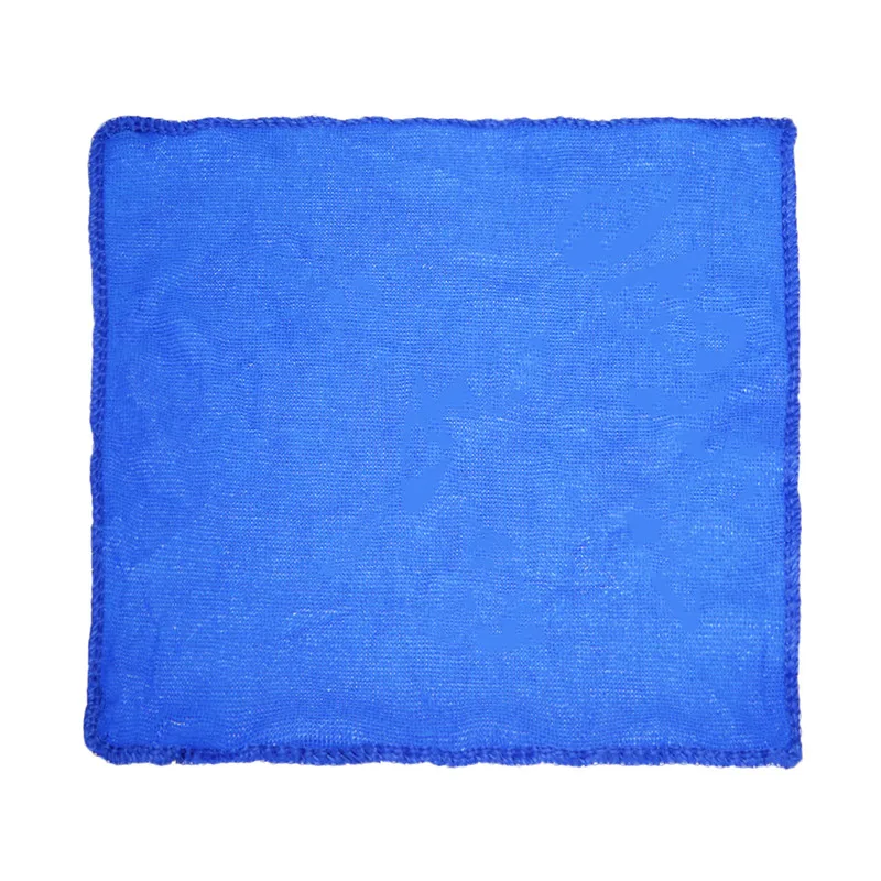 New Arrival 10pcs Blue Car Soft Microfiber Absorbent Wash Cleaning Polish Towel Cloth 30*30cm