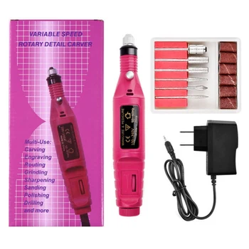 

1 Set 15000RPM Professional Electric Nail Drill Machine Kit Mill Cutter Pedicure Nail File Manicure Machine Nail Art Tools