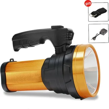 

Rechargeable Searchlight LED Handhold Flashlight Torch Spot Light for Hunting Camping Hiking Side COB Light
