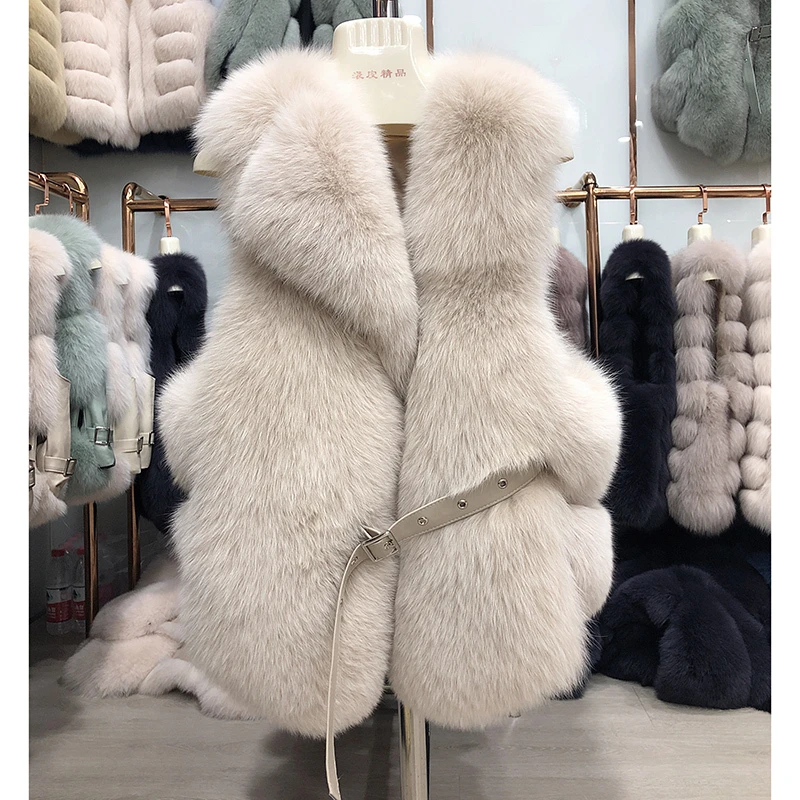 Жилет из натурального Лисьего меха ZDFURS * | Женская одежда
