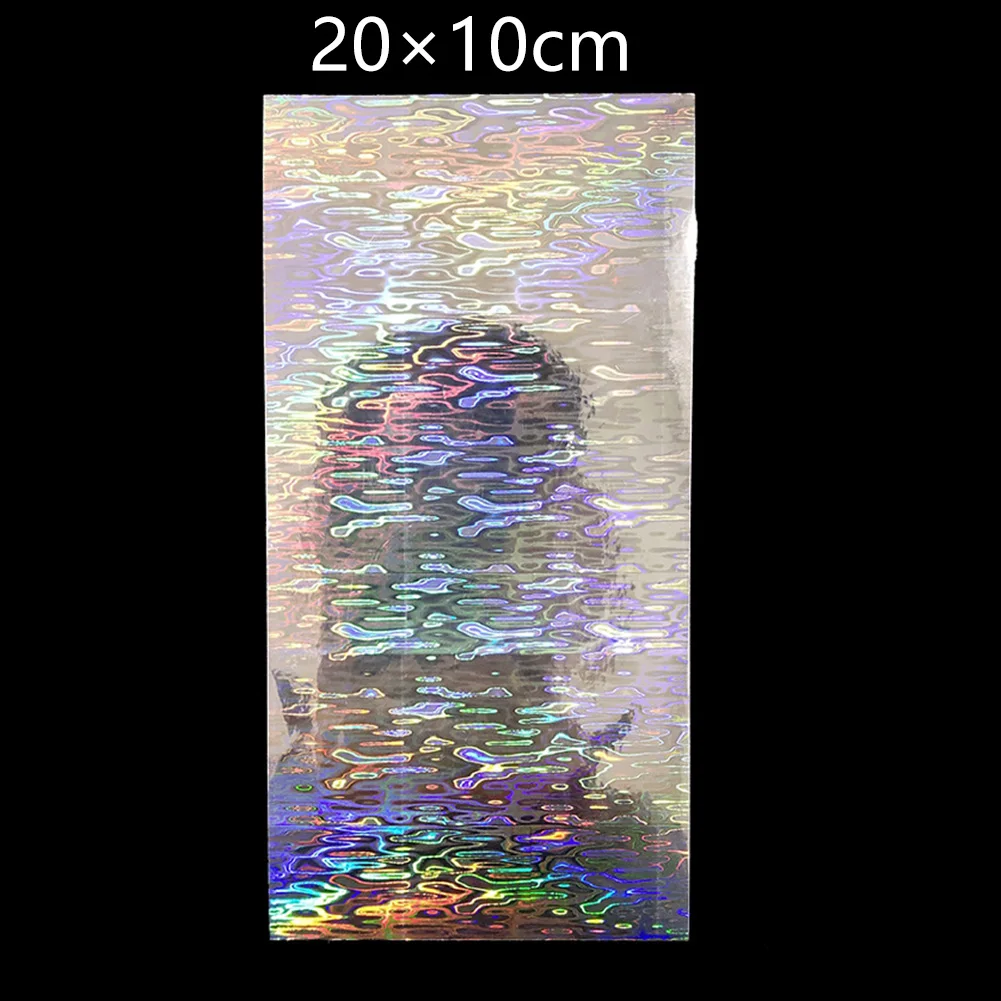 193PCS Holographic Adhesive Film Sticker Flash Tape 3D Fishing