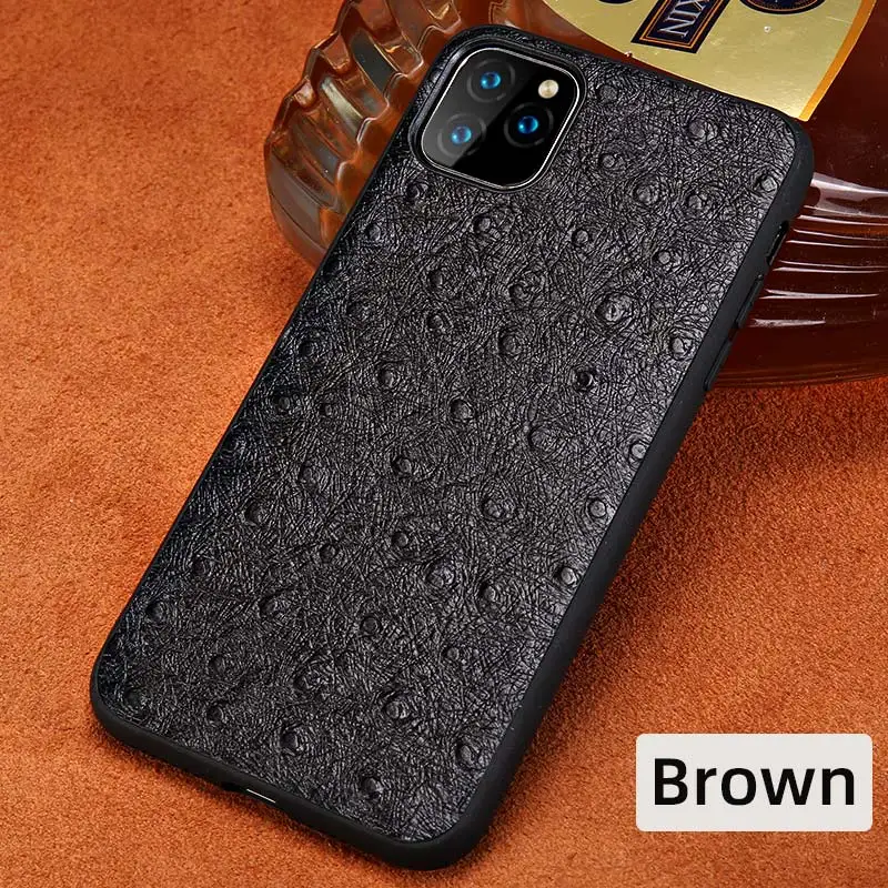 Черный Натуральная кожа чехол для iphone 11 кожаный 7 плюс 8 плюс Чехол для телефона Противоударная задняя крышка для iphone 11 pro max xr xs 7 8 6splus - Цвет: Черный