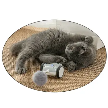 

Cat Funny Electric Mouse Racer Automatic Irregular Moving 360 degree Rotation Interactive App Control USB Charging Pet Toys