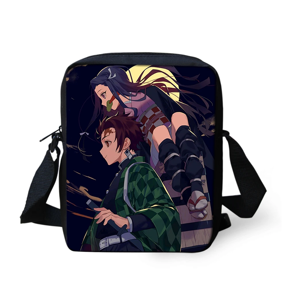 CDGX2100E Demon Slayer: Kimetsu no Yaiba маленькие сумки-мессенджеры для мальчиков-подростков мини-сумка на плечо для девочек маленькая Повседневная Сумка кросс-боди слинг сумки - Цвет: CDGX2100E