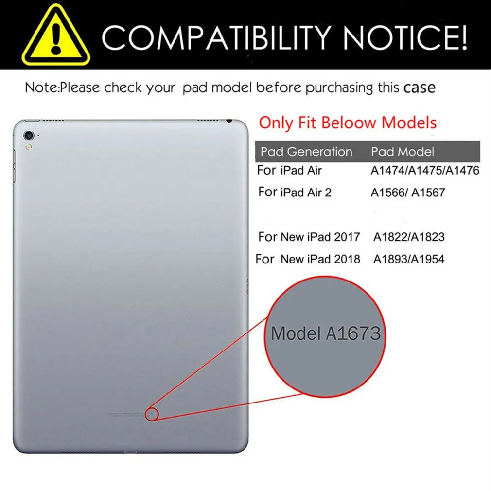 Для IPad Air 1 2 смарт-Стенд кожаный чехол-футляр на магните профессиональный и стильный