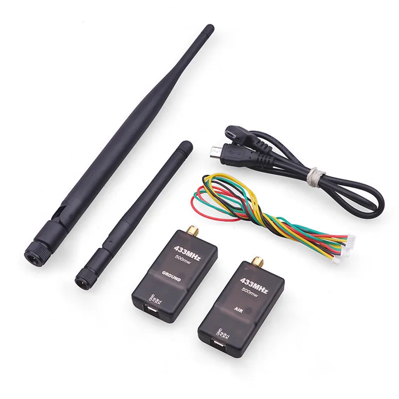 

Hot 500mw 433MHz/915Mhz 3DR Radio Wireless Telemetry System Transmitter Receiver Rx Tx with OTG for FPV Multicopter