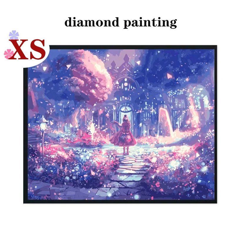 5D Diamond Embroidery DIY Painting Space Star Diamonds Mosaic Cross Stitch Needlework Full Square Drill Home Decoration | Дом и сад