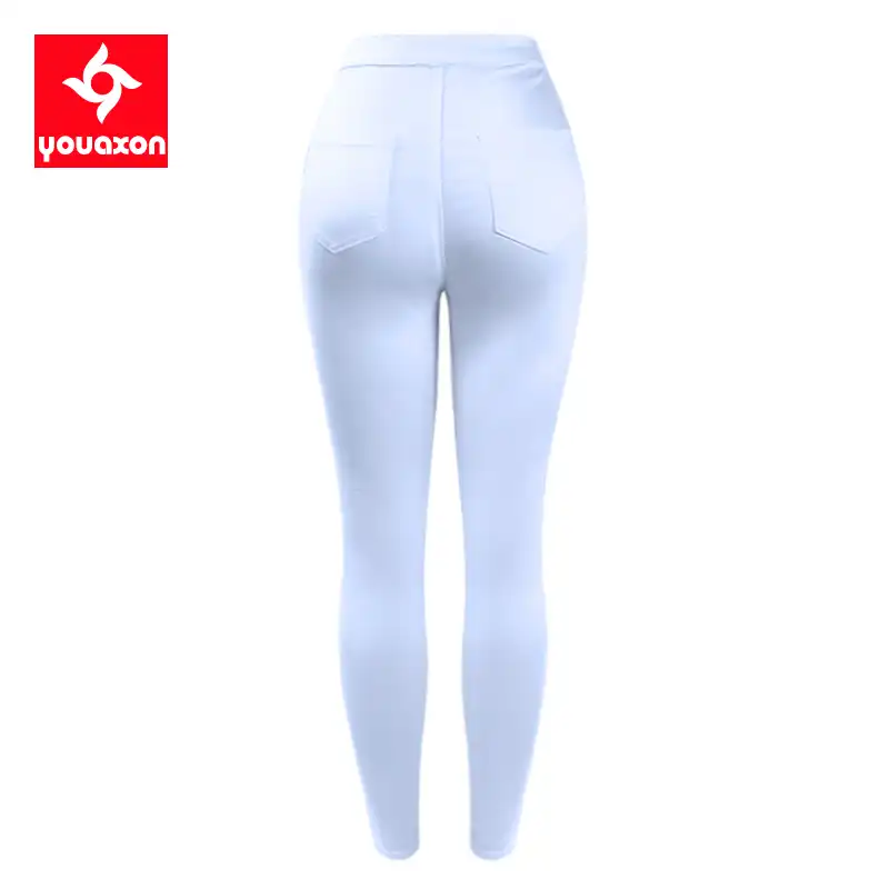 1888 Youaxon Kadin Yuksek Bel Beyaz Temel Rahat Moda Strec Skinny Denim Jean Pantolon Pantolon Kot Kadinlar Icin Legging White Trouser Storageleggings Women Aliexpress