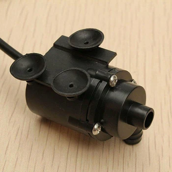

Black 12V DC Brushless Small Water Pump Submersible Motor Pump 280L/H Large Flow Water Heater Pressurized Circulating Pump