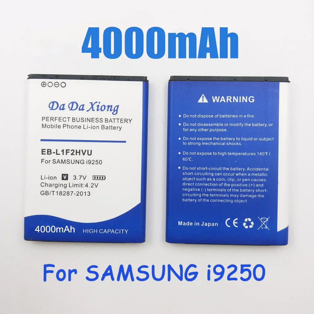 

High Quality 4000mAh EB-L1F2HVU Battery For Samsung Galaxy Nexus Prime GT-I9250 I9250 I515 Etc