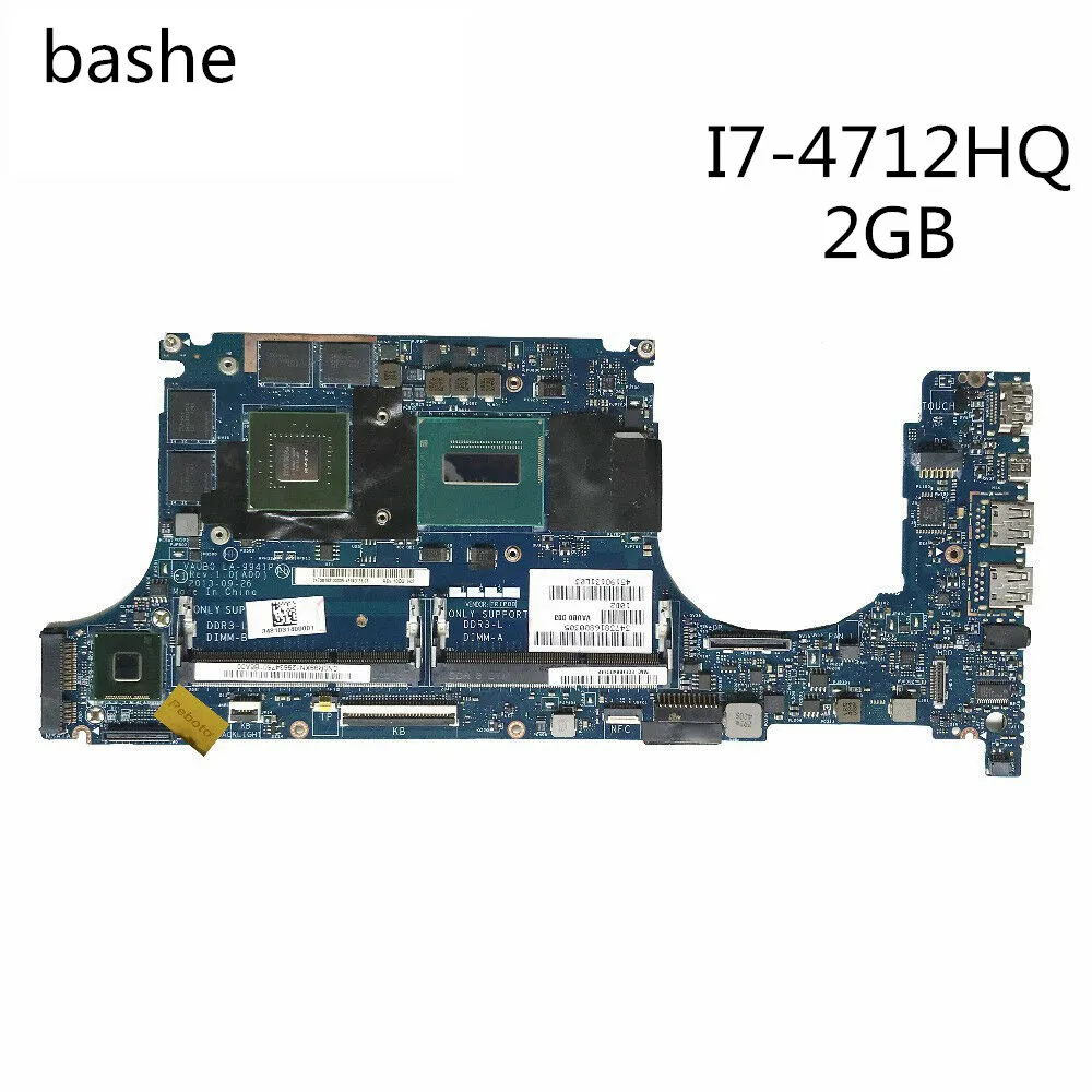 Для DELL 9530 материнская плата для ноутбука i7-4712hq Процессор la-9941p 2GB системная полный