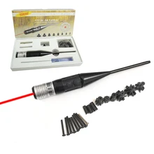 Nova caça. 177 a. 50 calibre pistola rifle bore sighter colimador tático adaptadores ajustáveis rifles ponto vermelho boresighter