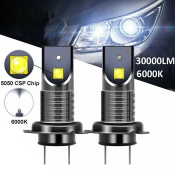 

2 Pcs H7 LED Headlight Kit 110W 5050 CSP Canbus Error Free Lamp 30000LM 6000K White
