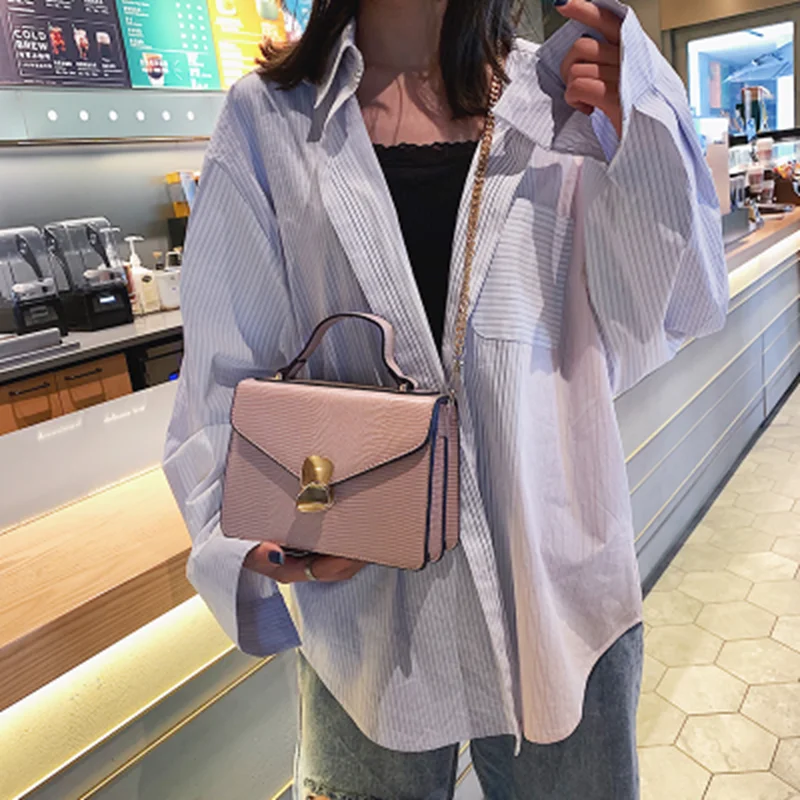 summer new tide slanting female bag Korean version of the wild fashion new version of the shoulder bag