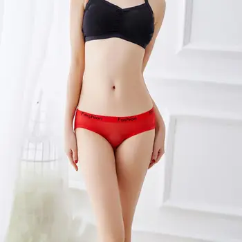 

Sexy Womem Solid Panties Low Waist Briefs Solid Cute Low-Rise Sexy Ladies Girls Panties Lingerie Woman Underwear
