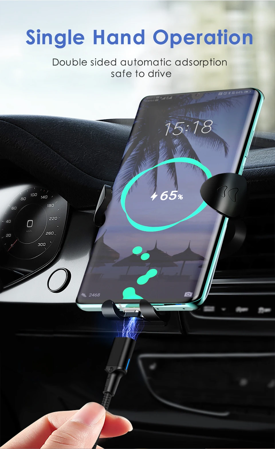 IPSY Магнитный Мобильный кабель для зарядки телефона 1 м QC3.0 Быстрая зарядка 3A 18 Вт Быстрая зарядка USB-Type C для Lightning iPhone Micro