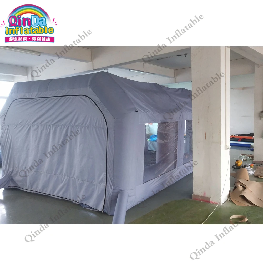 Free Shipping Inflatable Painting Room Potable Inflatable Spray Booth For Car Maintaining 5