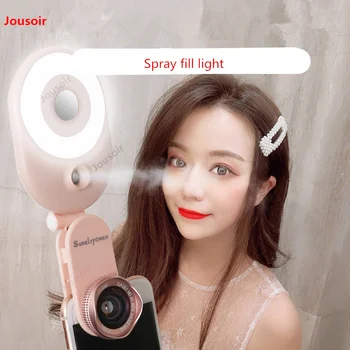 

Ring light spray fill light desktop charging live broadcast led photography small portable camera CD50 T07