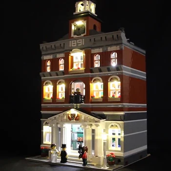 

Colorful Led Light Set For 10224 Creators City The town hall Building Blocks Bricks Toys (only light+Battery box)