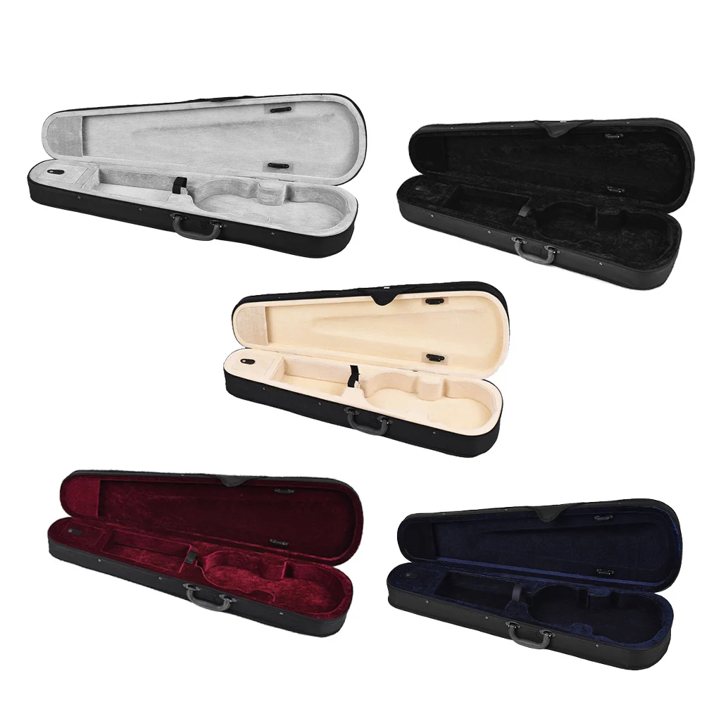 

Portable Nylon 1/8 Size Violin Storage Bag Case Hand Carry Box Zipper Design Container Enhanced Foam for Beginner Kids Violinist
