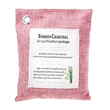 Автомобильный поглотитель запаха, мешок захватывает воздух, Очищающий химический, Натуральный Бамбуковый Уголь, аромат