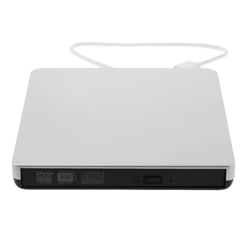 Внешний USB 3,0 CD DVD-RW-накопитель Rom Писатель горелки для ПК ноутбука Настольные компьютеры MAC