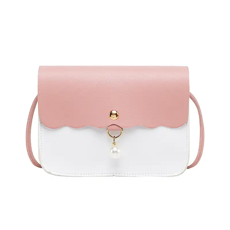 Bolso cruzado pequeño para mujer de tendencia de moda 2020, bolso de hombro  de cuero de PU elegante con decoración de perlas, bolsos pequeños para  mujeres y niñas| | - AliExpress