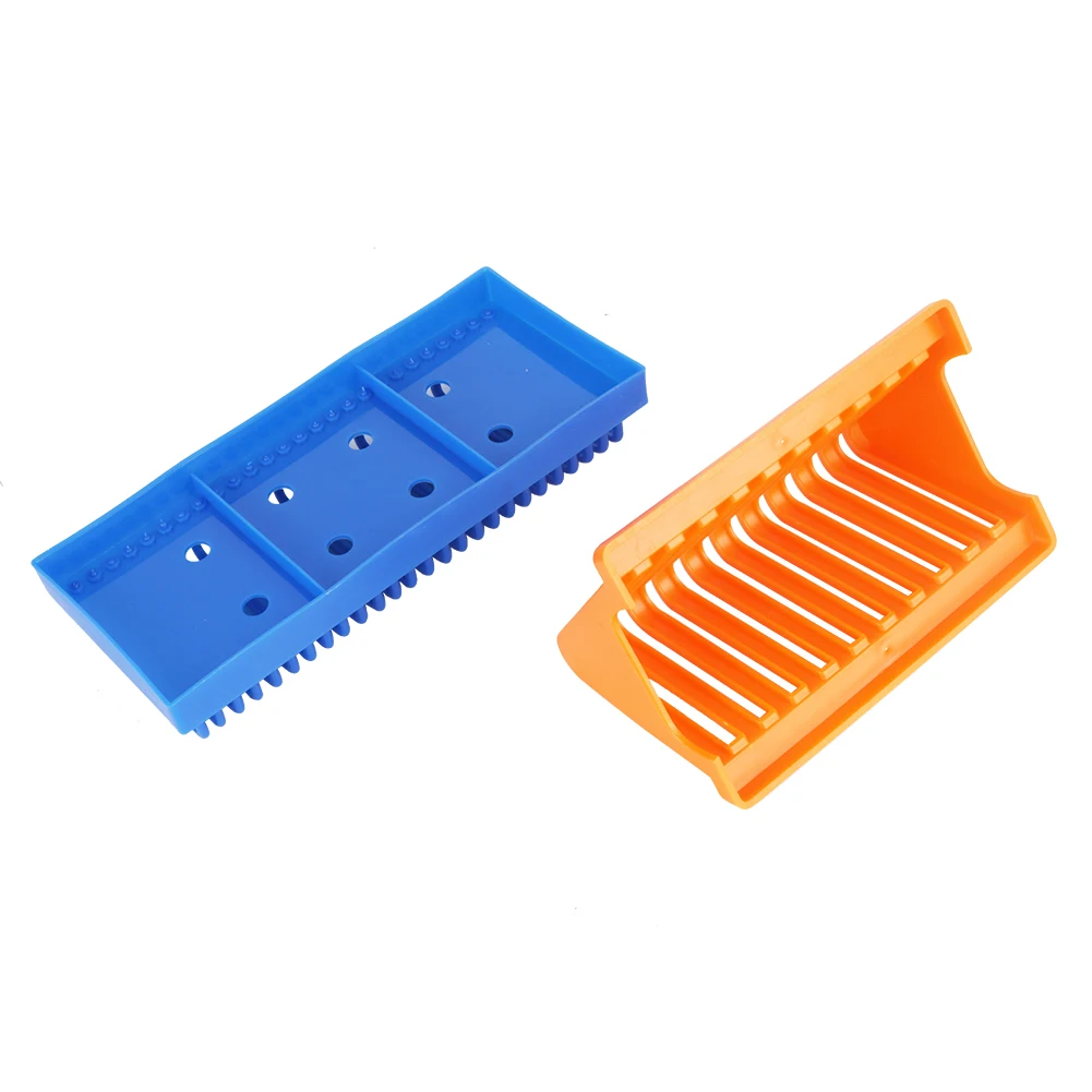 1Pc Glass Slide Drain Rack Electrophoresis Gel Glass Plate Drying Holder Biological Pathology Microscope Bio Slice Slot Holder glass slide drain rack