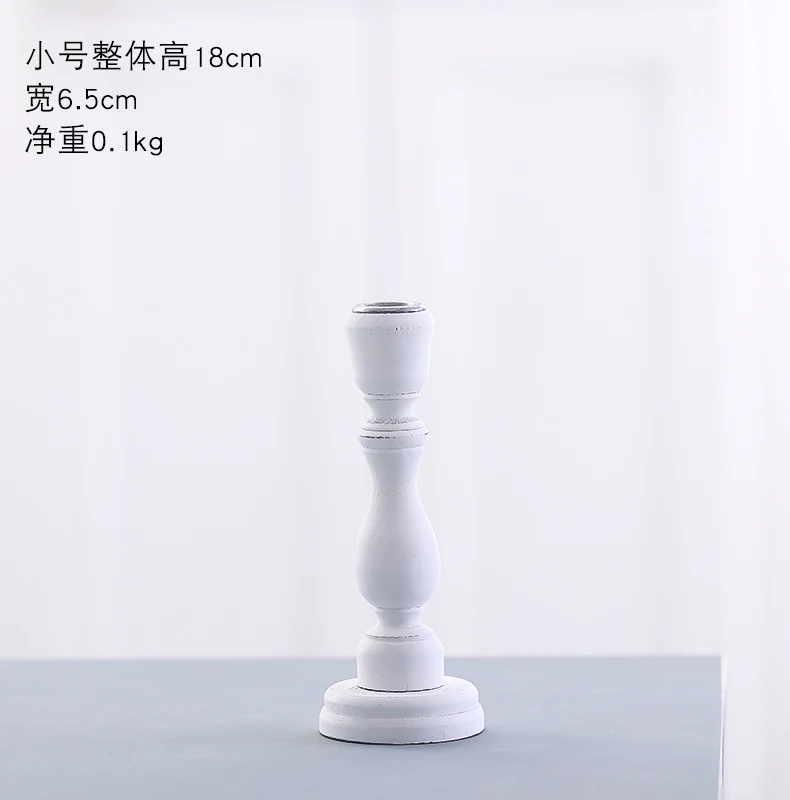 Деревянная подставка подсвечник ретро канделябр главное украшение Photophore Candelabros Portavelas отель стол украшения для дома 30ZT234 - Цвет: 3