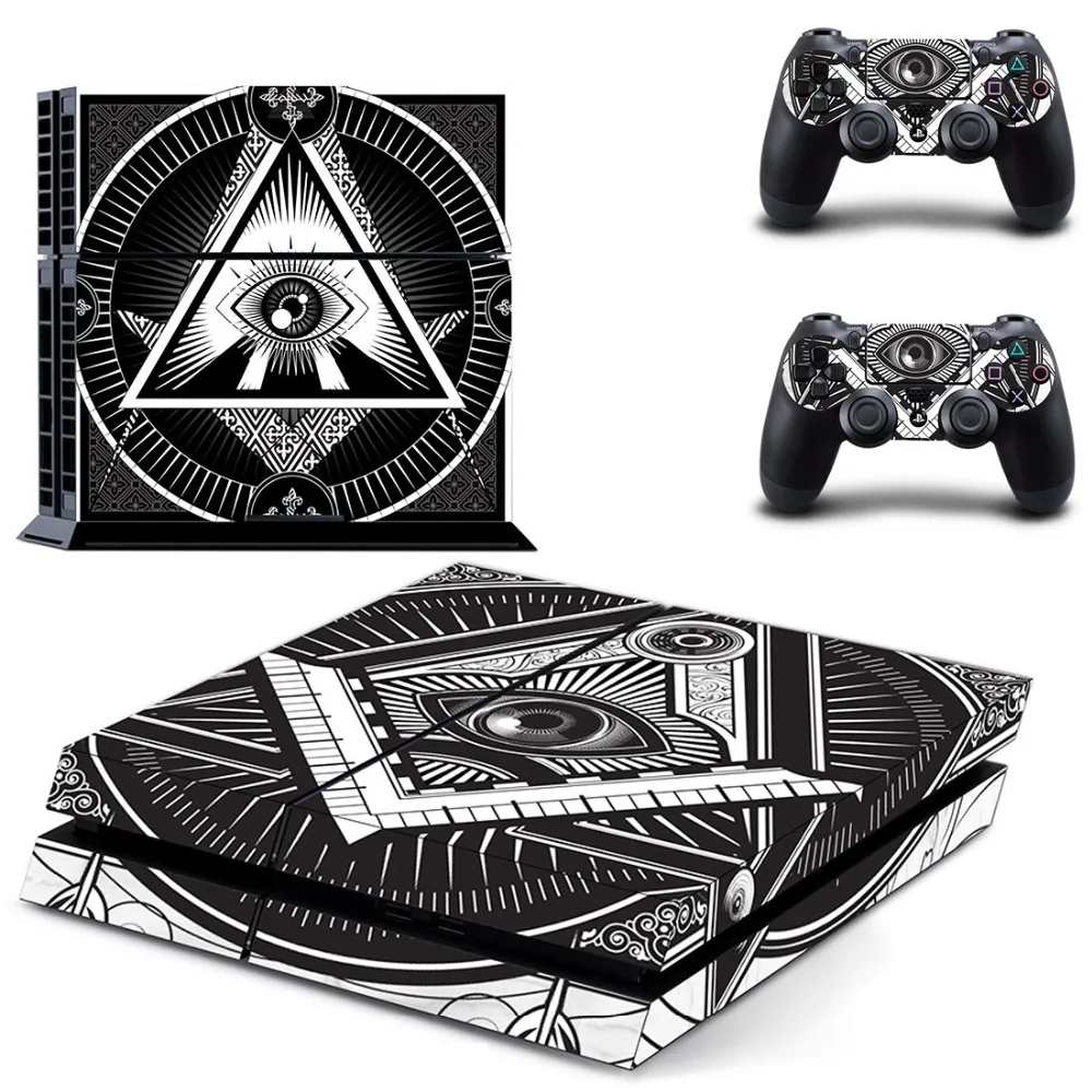 Мужская футболка с принтом пиццы наклейка для PS4 стикер наклейка для DualShock playstation 4 консоль и 2 контроллера PS4 жир кожи стикер винил