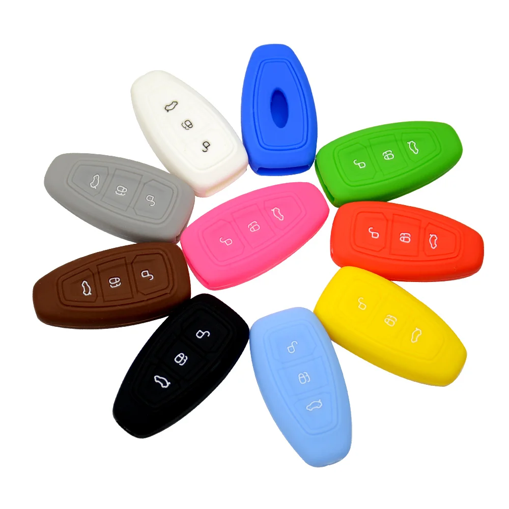 KeyforkessChiave Del Silicone Per Ford Caso Astuto Della Copertura Della Cassa Chiave A Distanza Per Ford Fiesta Messa A Fuoco Mondeo Ecosport Kuga MK2-Mk4 ranger 2 3 ST - H4fd5054dd9f1419c8acbd8e329f0cad2A