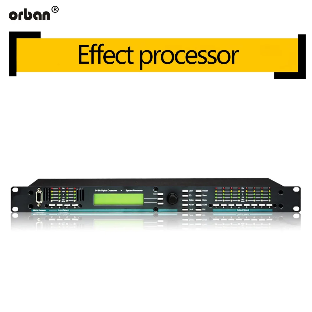 

4.24CL Digital Audio Processor 4 In 8 Out Digital Effect Processor