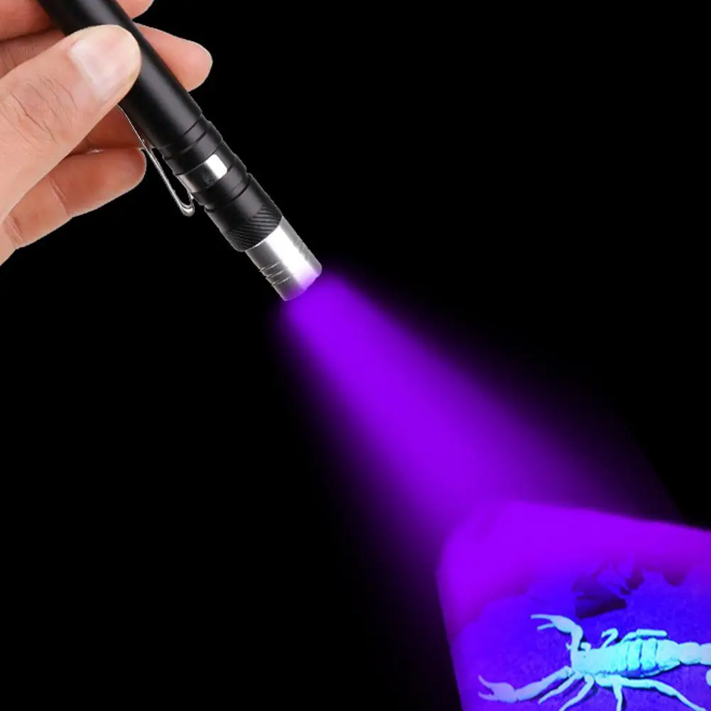 Double-Head Light Identification Torch Clip 2*AAA For Medical Pen Light IR