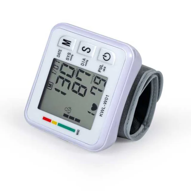 Home health care blood pressure meter Pulse measurement tool Portable LCD Upper Arm Blood Pressure Monitor Tonometer machine 3