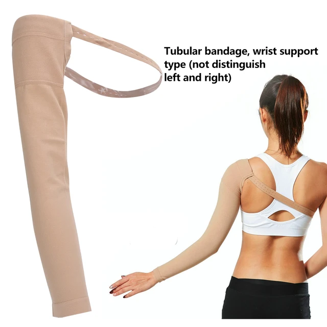Post Mastectomy Compression Sleeve Elastic Arm Anti Swelling Lymphedema Relief Sleeve Orthopedic Brace Support for Women Patient 2