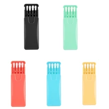 Reusable Ear Swabs Portable Silicone Washable Swabs for Ear Cleaning Eyeshadow Eyebrow Makeup Beauty Tool