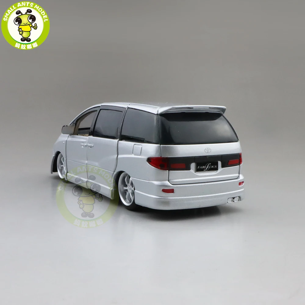 1/32 Jackiekim ESTIMA MPV игрушка OTA литая металлическая Модель автомобиля игрушки дети звук освещение подарки