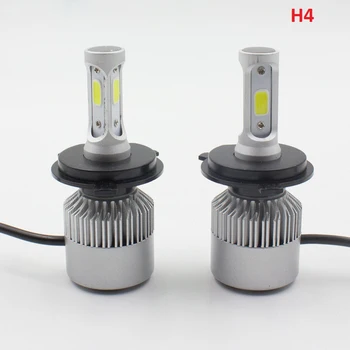 

Led Headlights H4 S2 8000LM COB H4 Led Headlight Bulbs LED Fog Lamp Light Day Lights led for jeep wrangler accessories