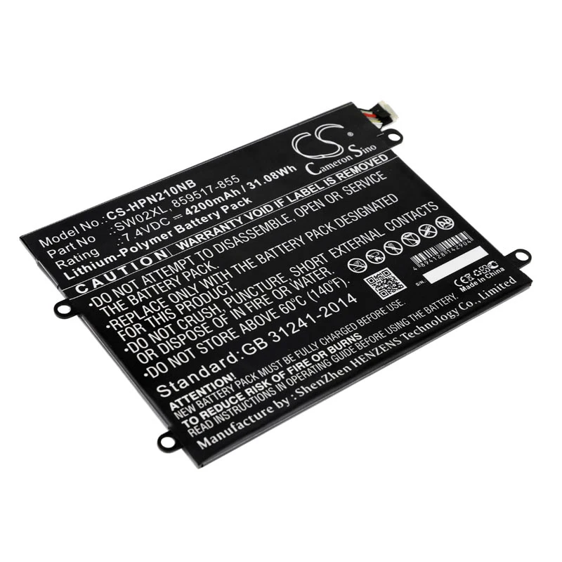Cameron Sino для hp 859470-1B1 10-P018WM ноутбук x2 X2 10-P010CA 4200 мАч/31.08Wh | Электроника