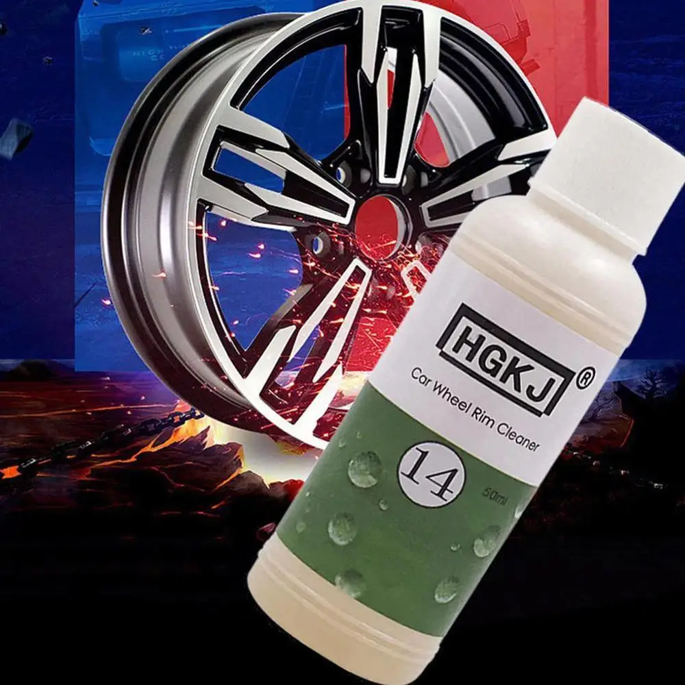 

HGKJ-14 Auto Wheel Cleaner Rim Cleaning Agent High Concentration Fluid New Fashion Tire Cleaner Auto Clean Tools