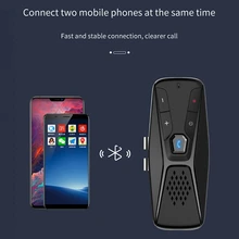 Bluetooth 5,0 Hands Free Автомобильный громкоговоритель Комплект для телефона FM беспроводной Bluetooth динамик телефон MP3 музыкальный плеер клип динамик телефон Поддержка Sir