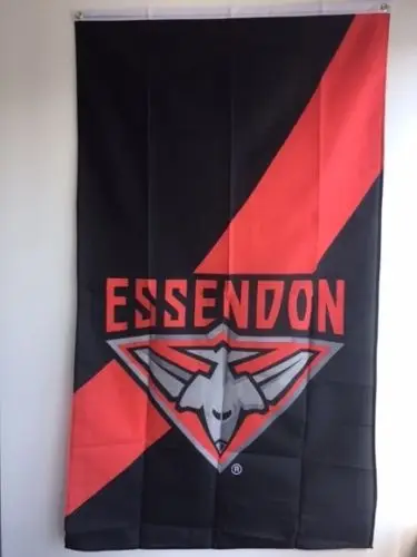 3ft x 5ft 3 x5ft эссендон бомберы AFL болельщиков накидка стены с принтов в виде флажков баннер, флаг из полиэстера Размеры 150*90 см