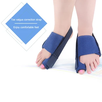 

Hallux Valgus Corrector Brace Thumb Adjuster Toe Separator Bunion Protector Corrector Braces Toes Separator Feet Care Tool*