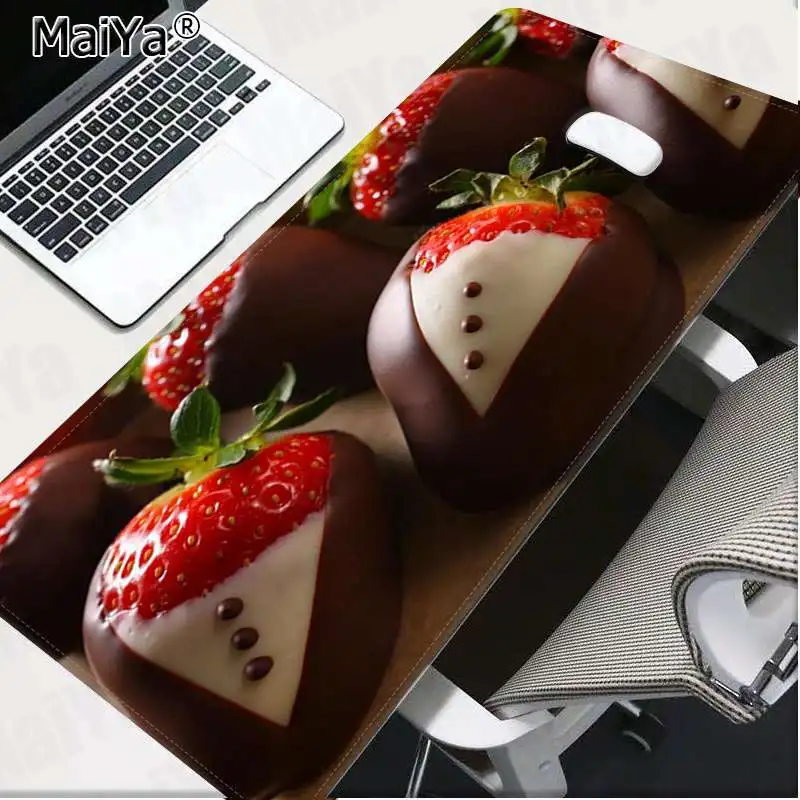 Lock Edge 30x80cm Коврики для Maiya, милый коврик с изображением шоколада wonka Keyboard, резиновый игровой коврик для мыши, Настольный коврик,, большой коврик для мыши, коврик для клавиатуры - Цвет: Lock Edge 30x80cm