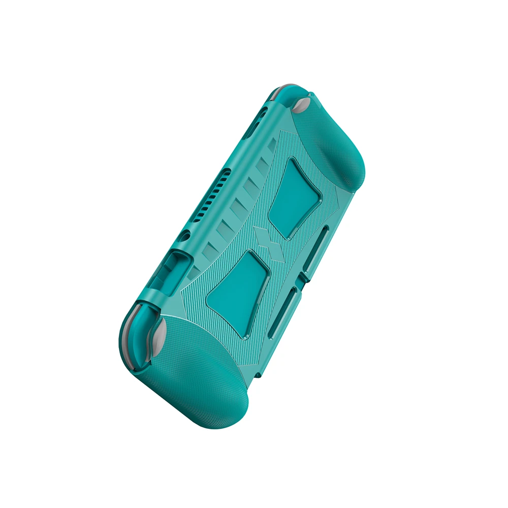Синий Мягкий силиконовый нескользящий защитный чехол для kingd Switch Lite Mini Console Full Cover Console чехол - Цвет: Синий