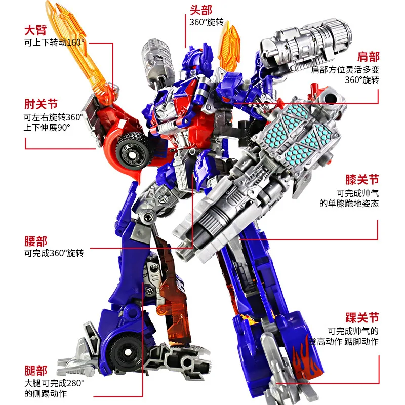 

Hasbro Transformers Toy 5 Model Optimus Prime Auto Robot Hornet Warrior Dinosaur Figure Alloy Edition Children's Christmas Gift