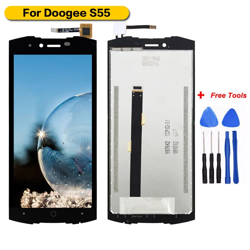 

For Doogee S55 LCD Display Touch Screen Assembly Doogee S55 mobile phone LCD Screen Replacement