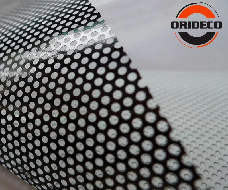 White Perforated Mesh Film One Way Vision Film 1