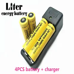 Новый оригинальный 18650 Батарея NCR18650B 3,7 V 3200 mAh Перезаряжаемые литий-ионный Батарея + путешествия Зарядное устройство может использоваться